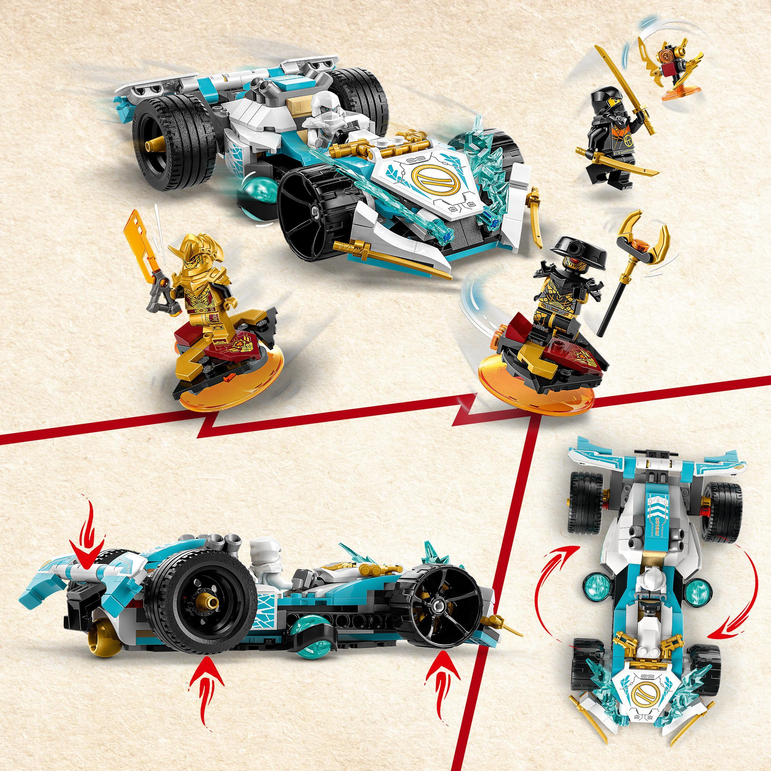 LEGO NINJAGO 71791 - AUTO DA CORSA SPINJITZU DRAGON POWER DI ZANE