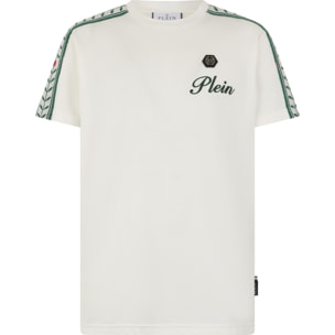 PHILIPP PLEIN Piquet Round Neck T-Shirt Plein Tennis