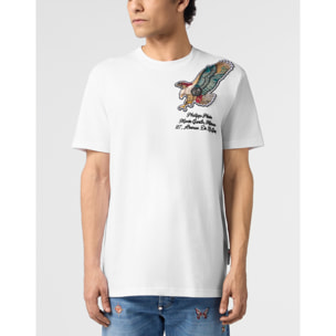 PHILIPP PLEIN Round Neck T-Shirt Eagle Montecarlo