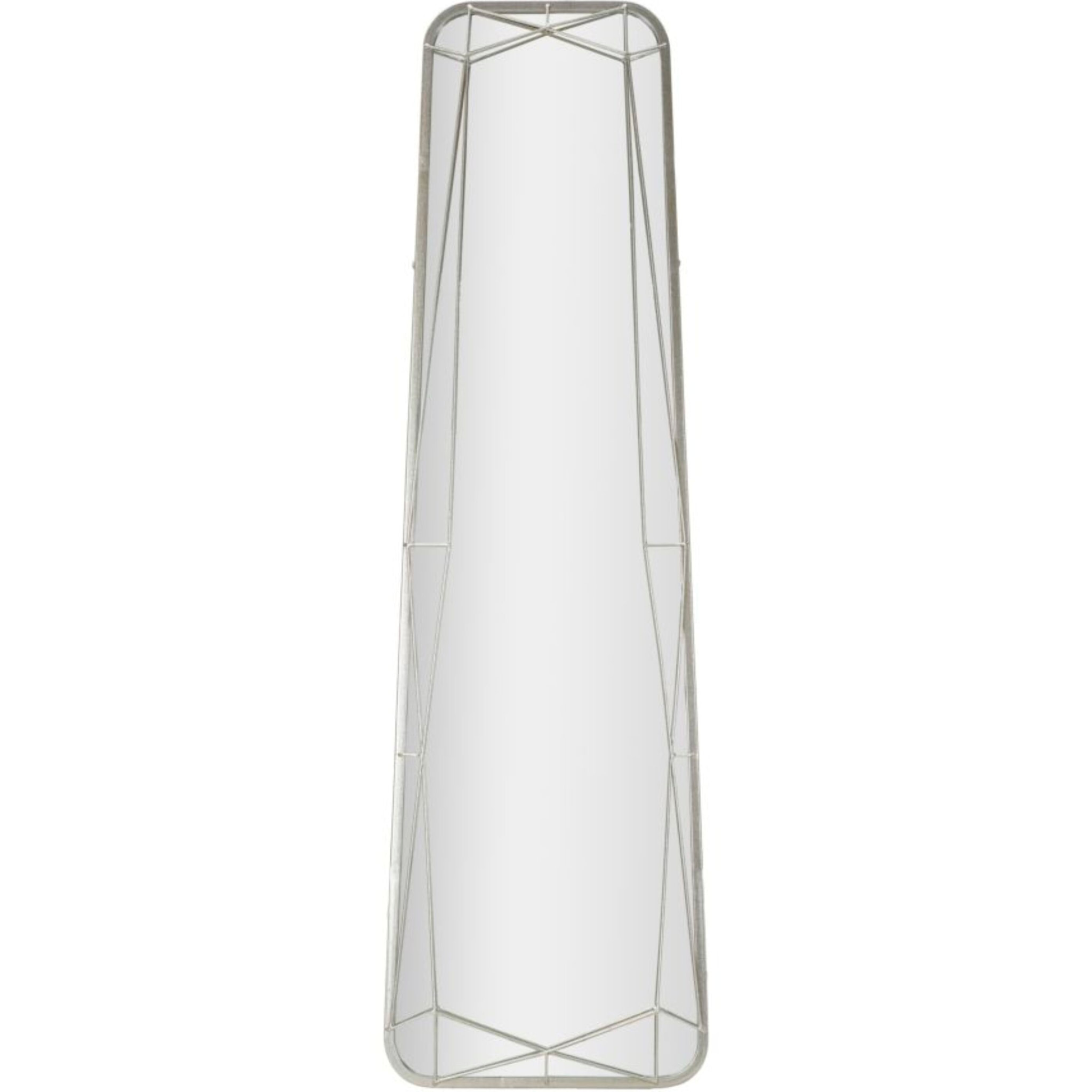 SPECCHIO DA TERRA SILVER CM 46X2-54X153 (MISURA SPECCHIO CM 43X150)