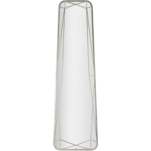 SPECCHIO DA TERRA SILVER CM 46X2-54X153 (MISURA SPECCHIO CM 43X150)