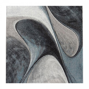 Tapis moderne Tavo avec motif de gouttes d'eau