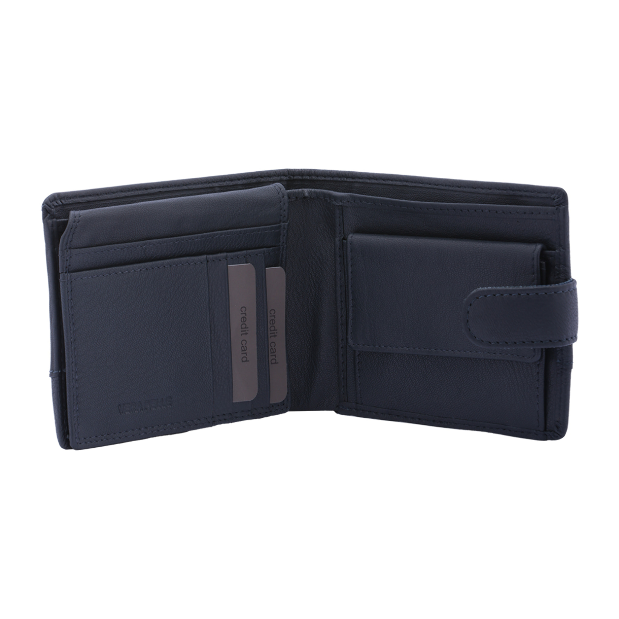 Portafoglio  da uomo In Vera pelle Made in Italy 10x12,5x2,5 cm