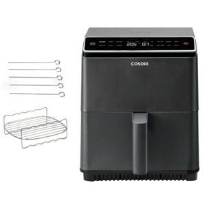 COSORI -Freidora de aire Dual Blaze Chef Edition Negro 6,4 litros