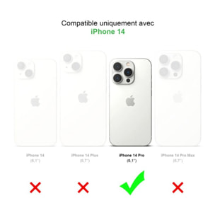 Coque iPhone 14 Pro souple en silicone transparente