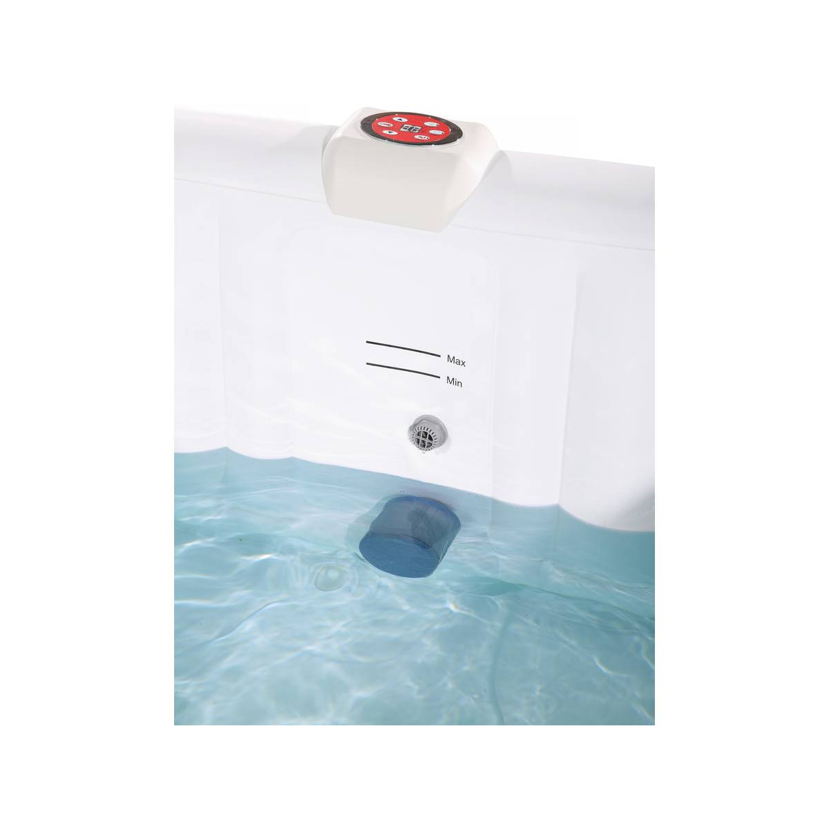 Spa Gonflable Nice en PVC - 6 places - Marron/Crème