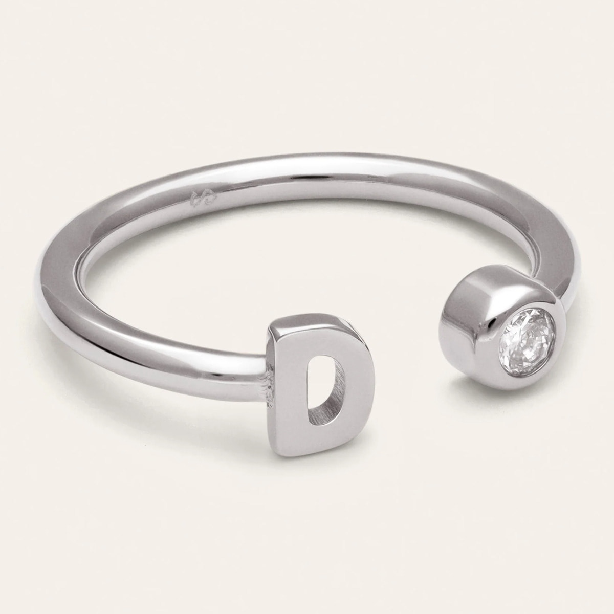Anello Personalizzato Letter Spark  Acier