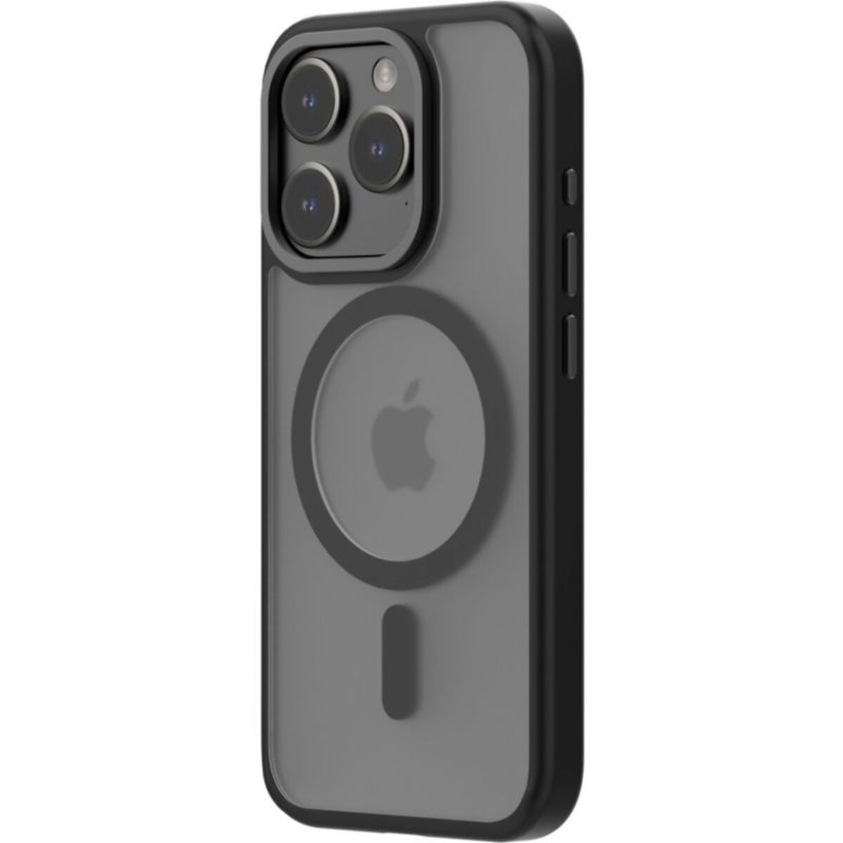 Coque bumper QDOS iPhone 15 Pro MagSafe Hybrid SNAP Noir