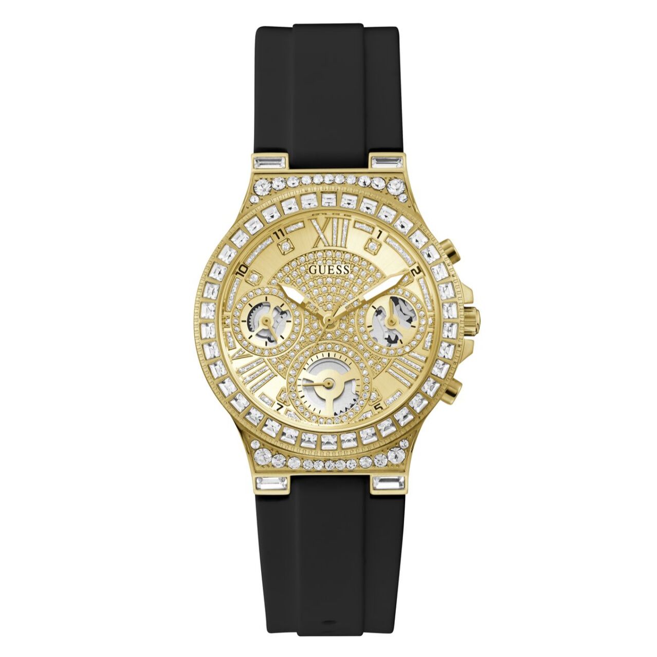 Reloj Guess GW0257L1 Mujer Analogico Cuarzo con Correa de Silicona