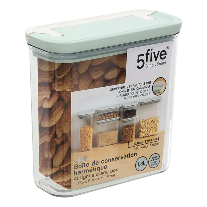 Boîte de conservation Lock 1,3L en plastique