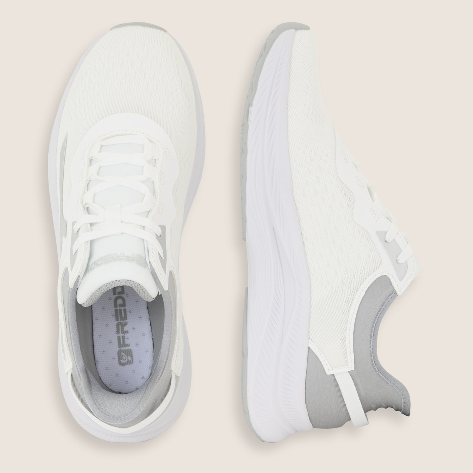 Sneakers uomo in mesh con supporti tecnici e suola leggera