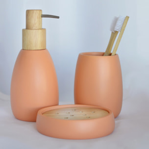 Porte savon Polyrésine & Bois SVEN Pêche Spirella