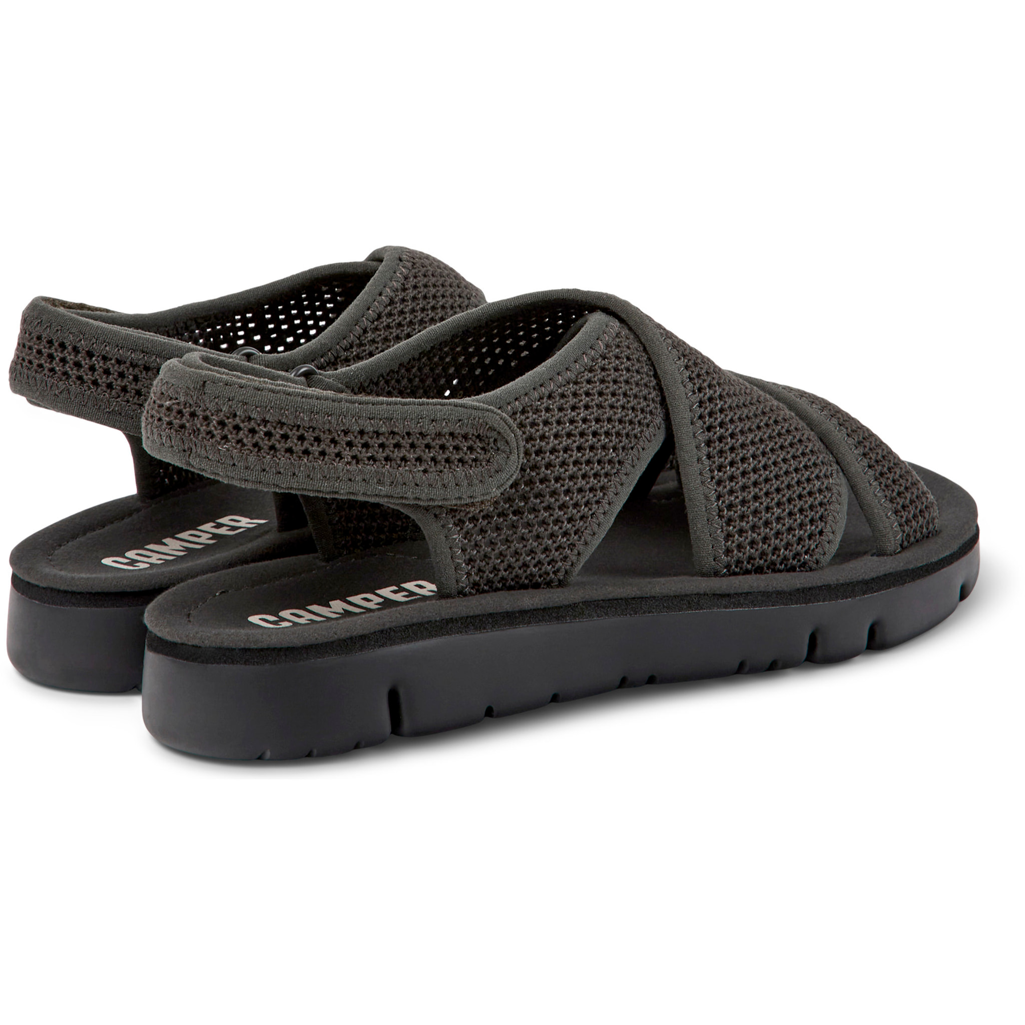 Sandalias - CAMPER Oruga - Gris - Textil técnico (poliéster reciclado)