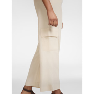 Elena Mirò - Cargo fluidos mezcla lyocell - Beige