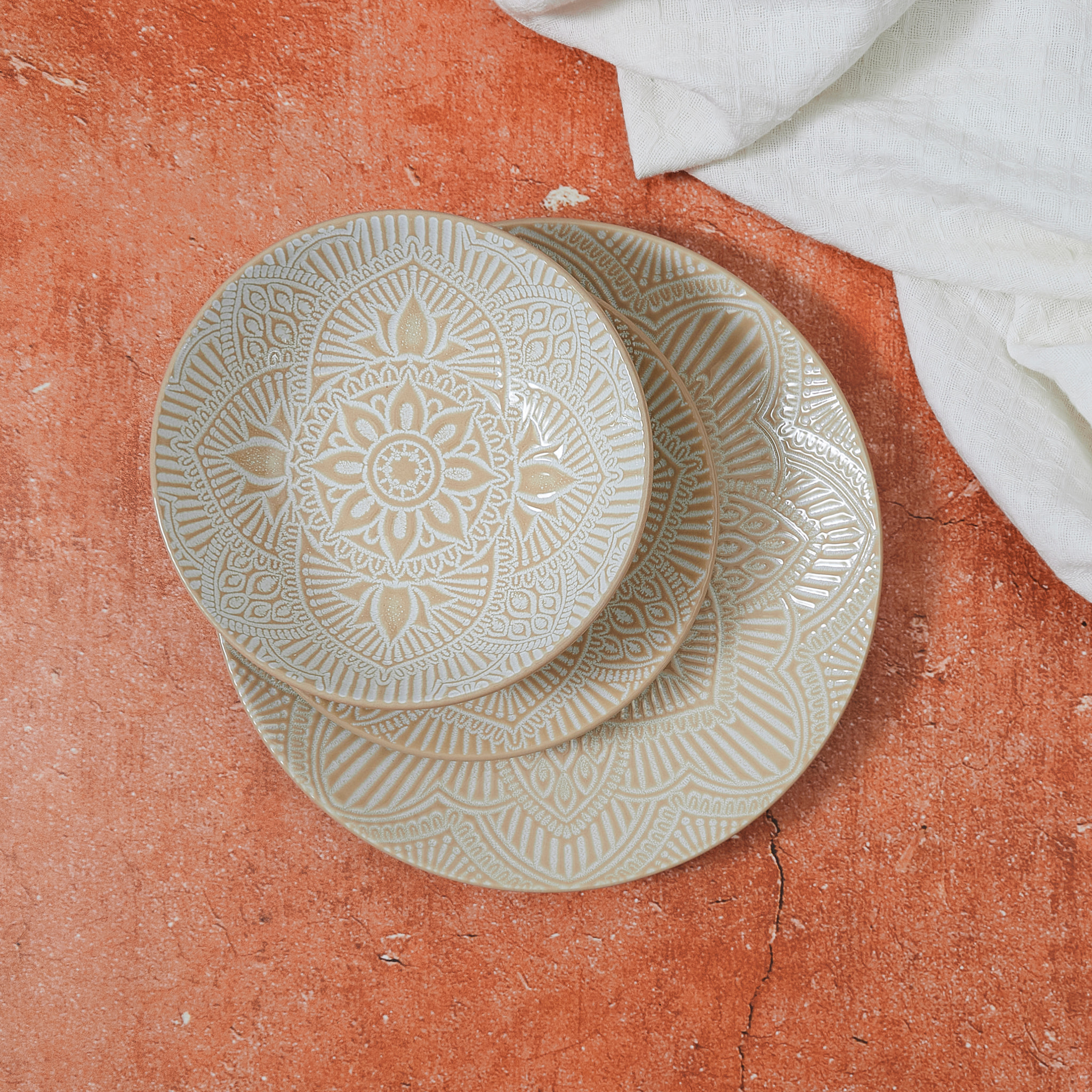 Assiette Sahara Beige D27cm