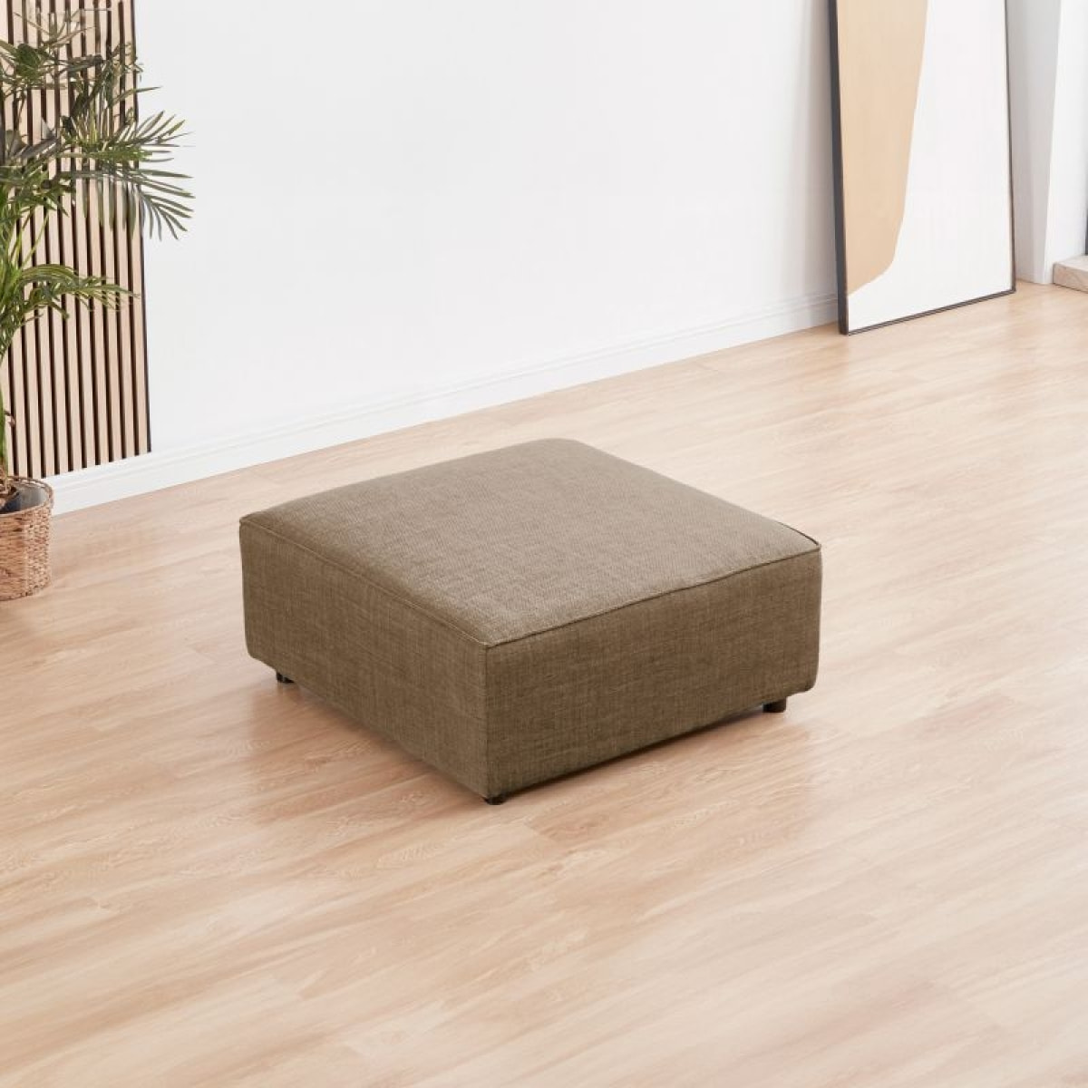 Puff para sofá modular Cubiq Beige