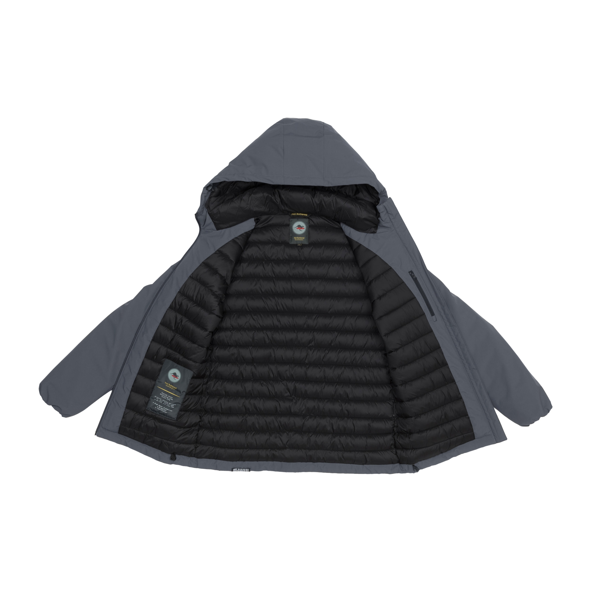 Chaqueta Hot Buttered térmica impermeable Millaa gris