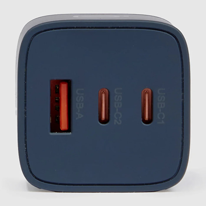 Piquadro Adattatore GaN fastcharger 65W multiporta