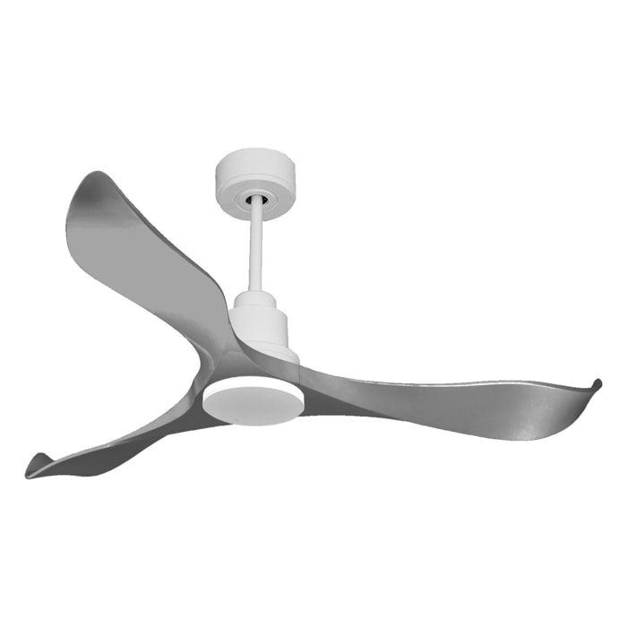 Ventilateur de plafond Réversible  Thermostat Wifi Moteur à courant continu Toits en pente Télécommande Mémoire Shopify Vendible (AUTOMATIQUE)