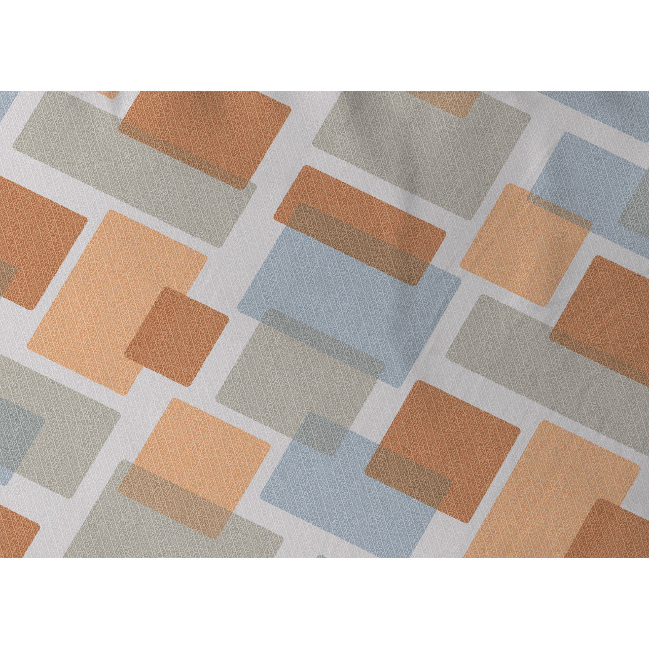 Copripiumino In 100% Cotone Disegno Square