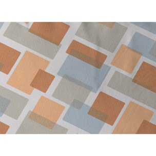 Copripiumino In 100% Cotone Disegno Square