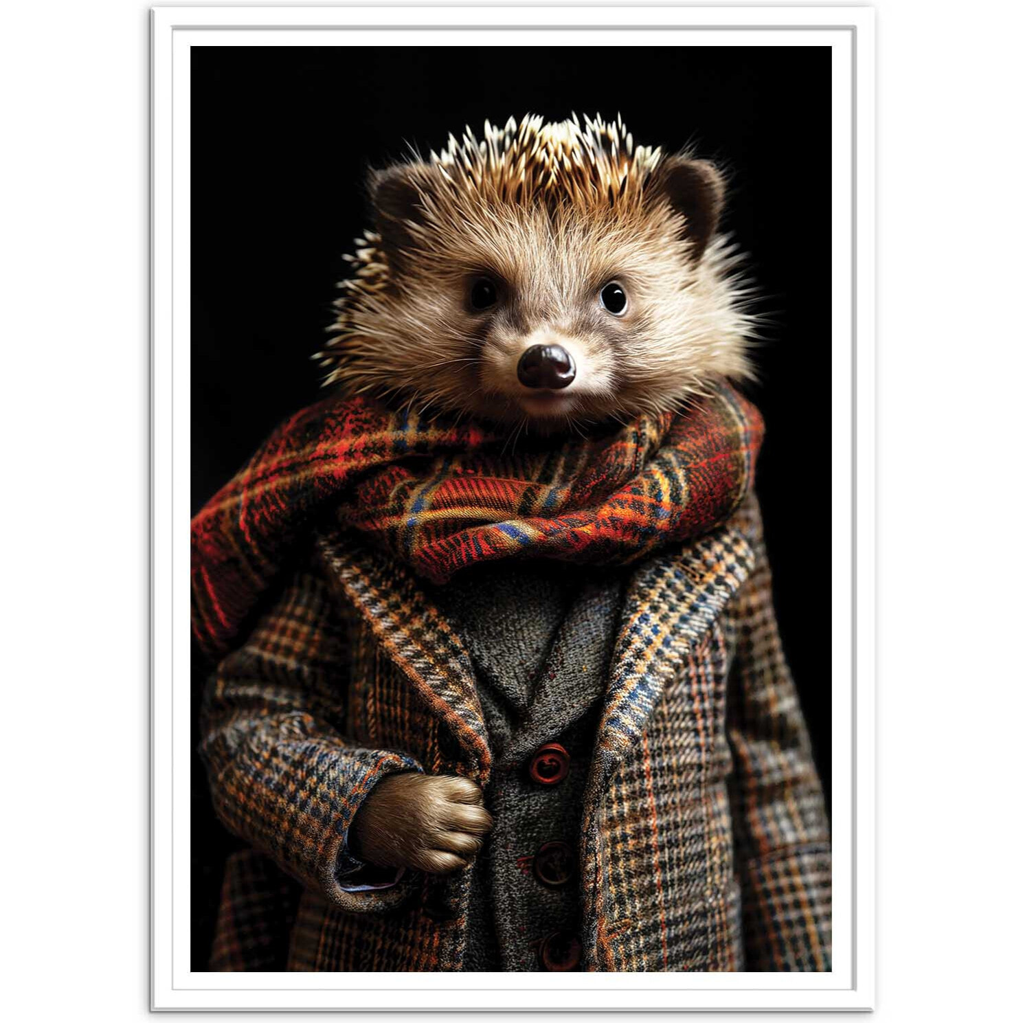Affiche - Hedgehog Wild Suits - Philippe Hugonnard