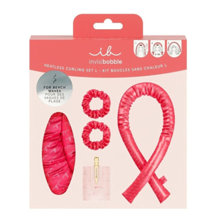 Get Ready With Me Set - Kit pour Boucles Sans Chaleur Taille L Effet Wavy