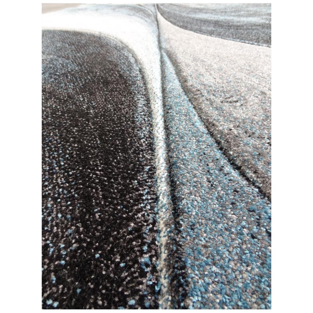 Tapis moderne Tavo avec motif de gouttes d'eau