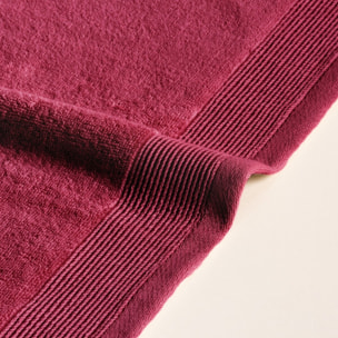 Set 4 Toallas Bicolor Harmony Berry-Sand - Zero Twist - 600 Gramos