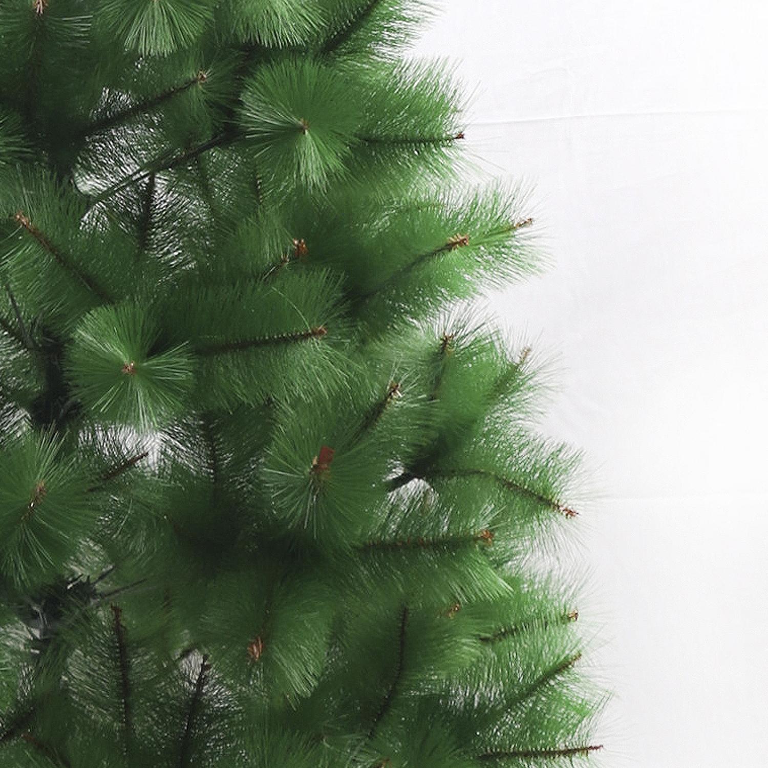 ALBERO DI NATALE IN FIBRA VERDE LISCIA 120CM