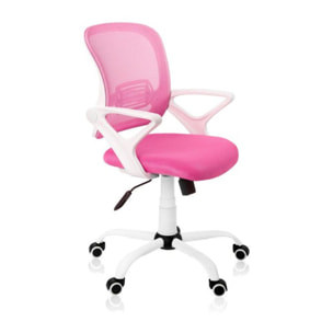 Silla de oficina Brisa Rosa claro