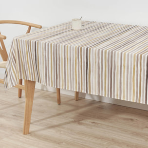 Nappe en résine anti-taches Naiara Marron