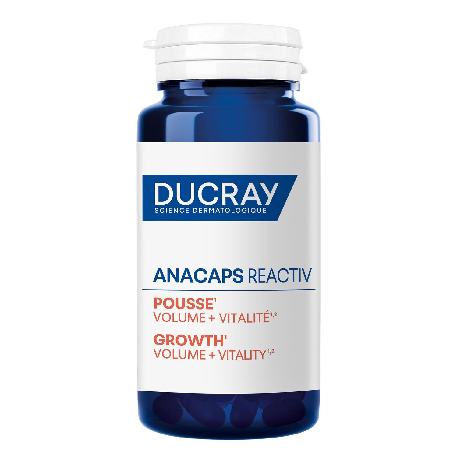 Anacaps Reactiv - Complément Alimentaire Pousse Volume + Vitalité Cure 3x90 Gélules