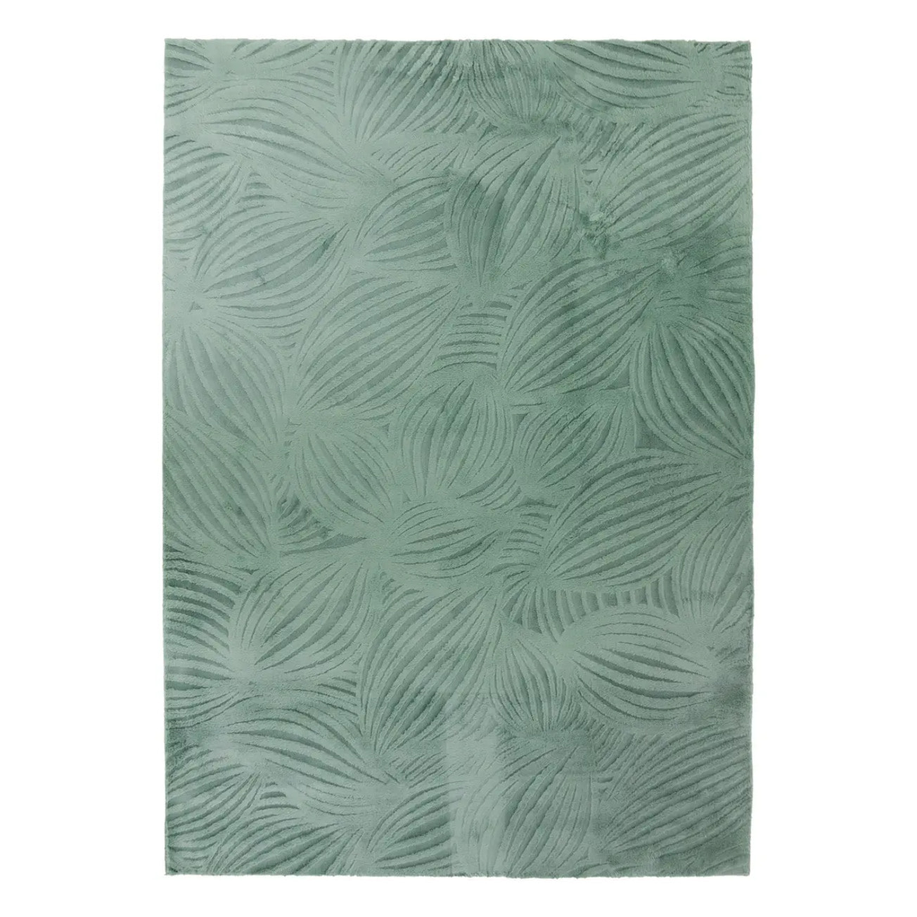 Tapis fausse fourrure Onina vert Kaki 170x120cm