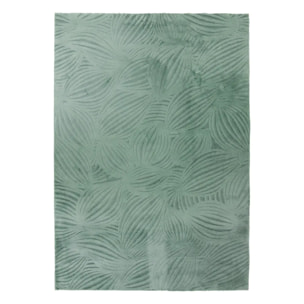 Tapis fausse fourrure Onina vert Kaki 170x120cm