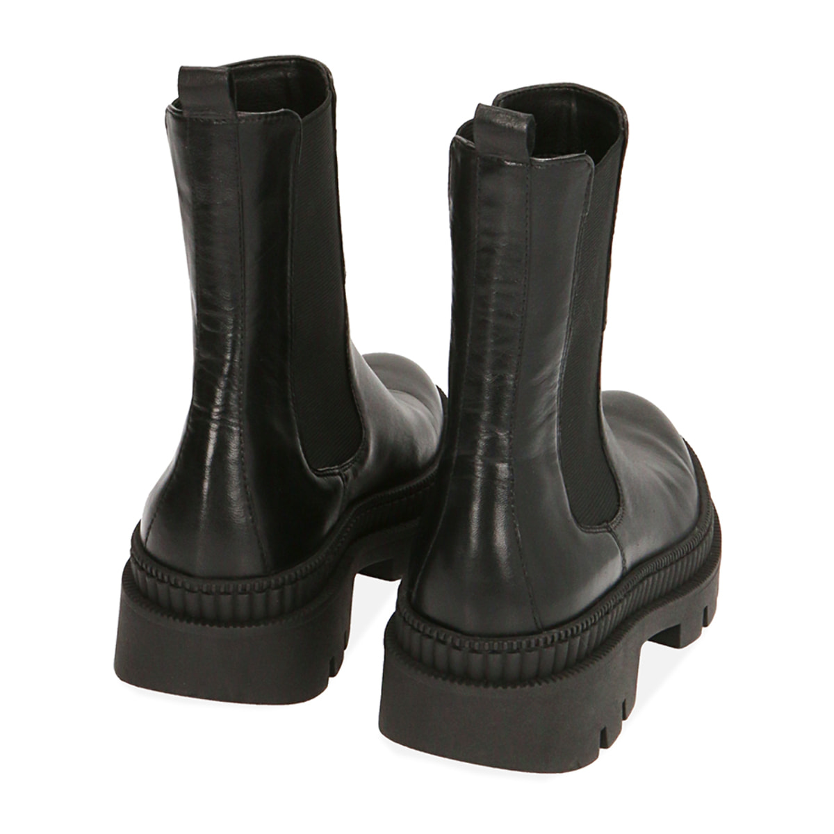 Chelsea boots neri in pelle