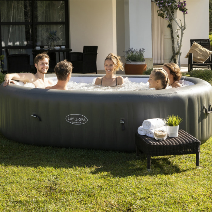 Bestway Spa gonflable ovale Lay-Z-Spa Mauritius AirJet avec WiFi 5-7 personnes