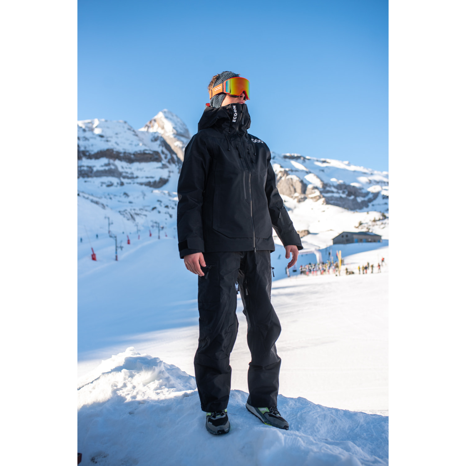 Chaqueta ECOExplorer Jacket Men marca ECOON - Negro