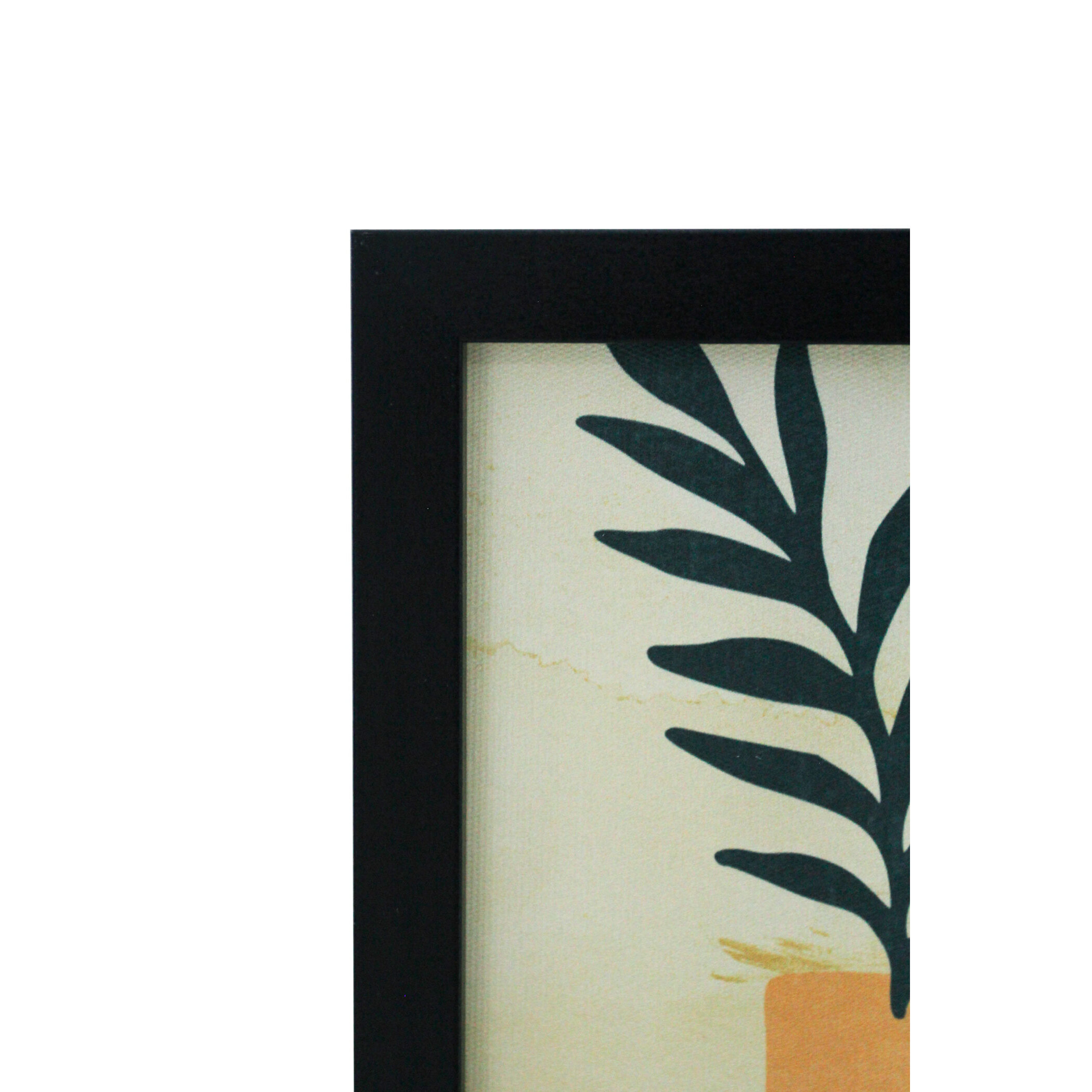 Set 6 cuadros México poliéster verde-lila-negro 50x40x4 cm