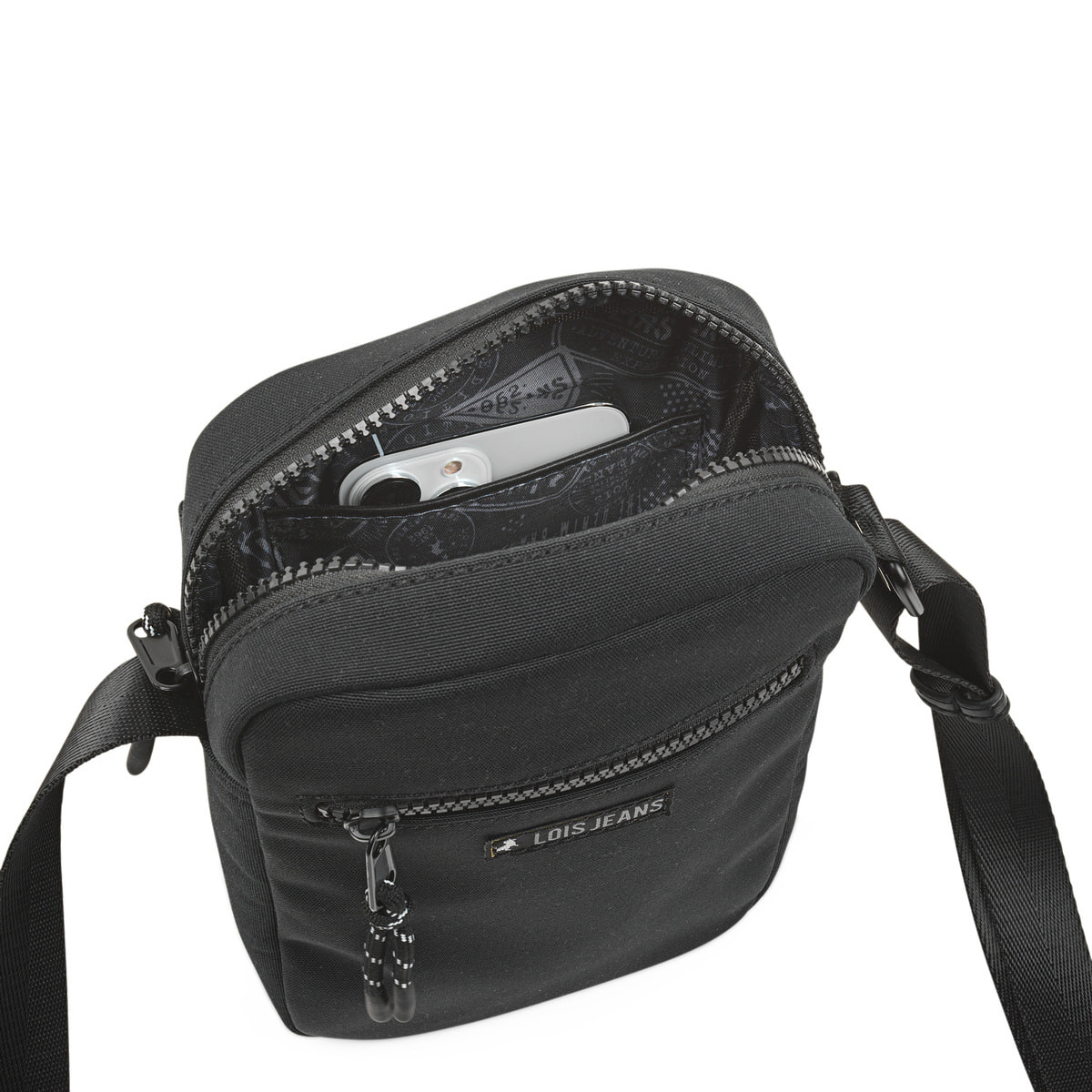 Bandolera Hombre Vegana Lois Cedar Mostaza-Menta