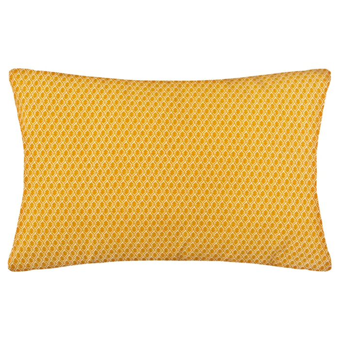 Coussin motifs otto jaune 30X50cm