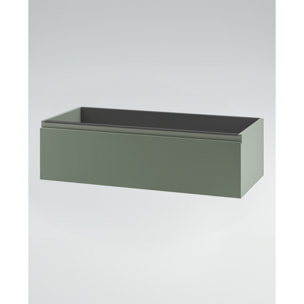 MOBILE DA BAGNO ZEFIRO 100 MONO VERDE SALVIA- 4 PEZZI
