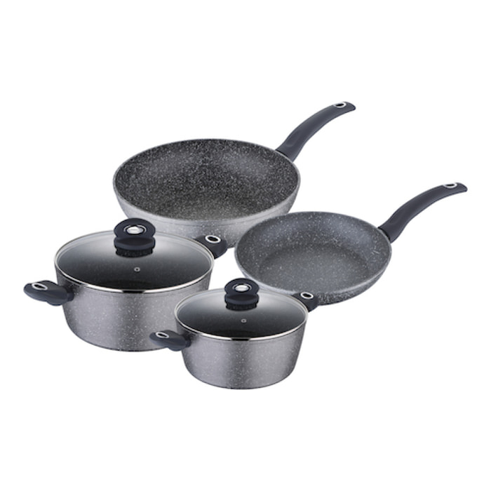 SET 6PC BATERIA DE COCINA ALUMINIO FORJADO IND ORION BG