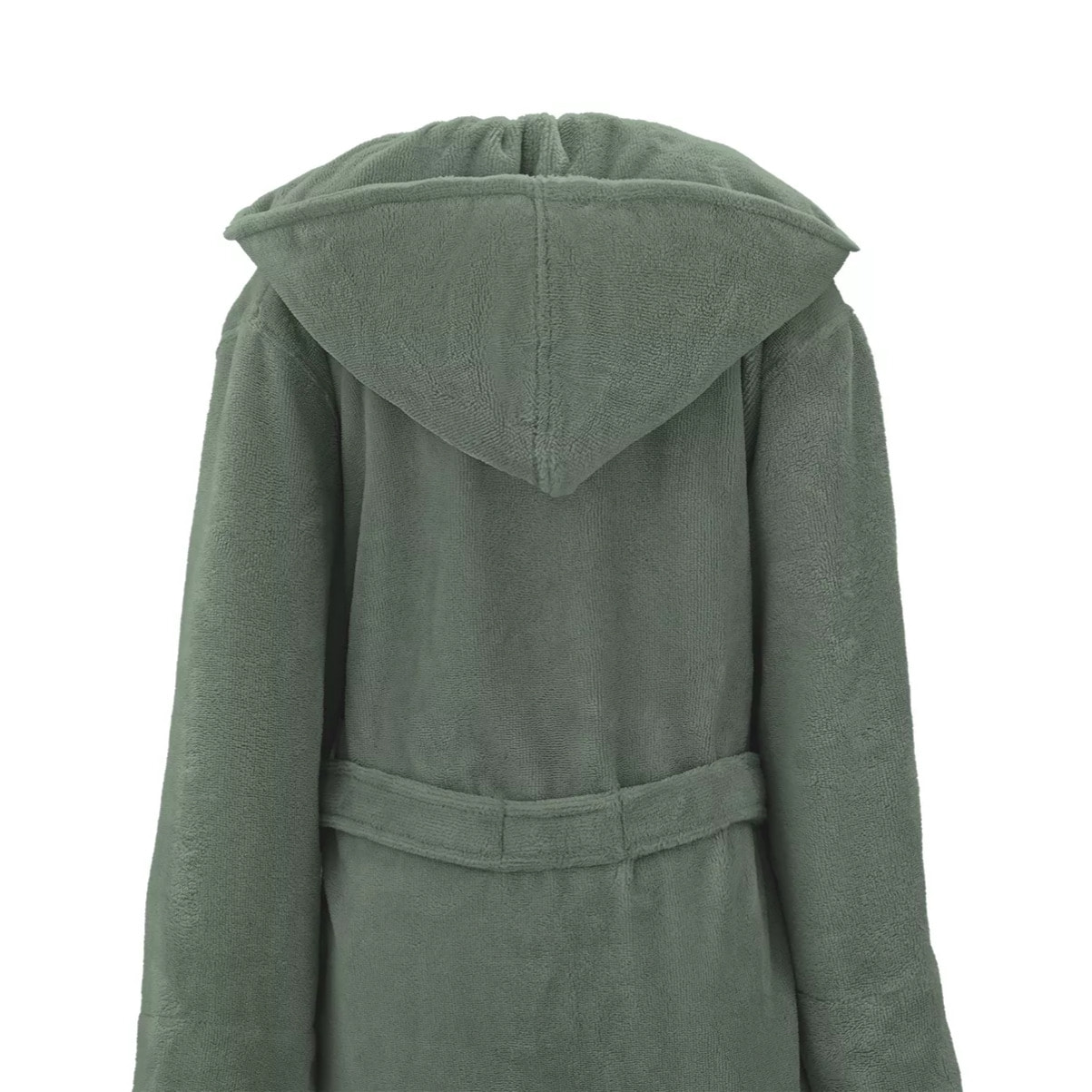 Peignoir coton mélangé 300 g/m² uni vert Teddy kaki