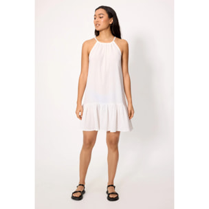 Vestito corto Bianco
