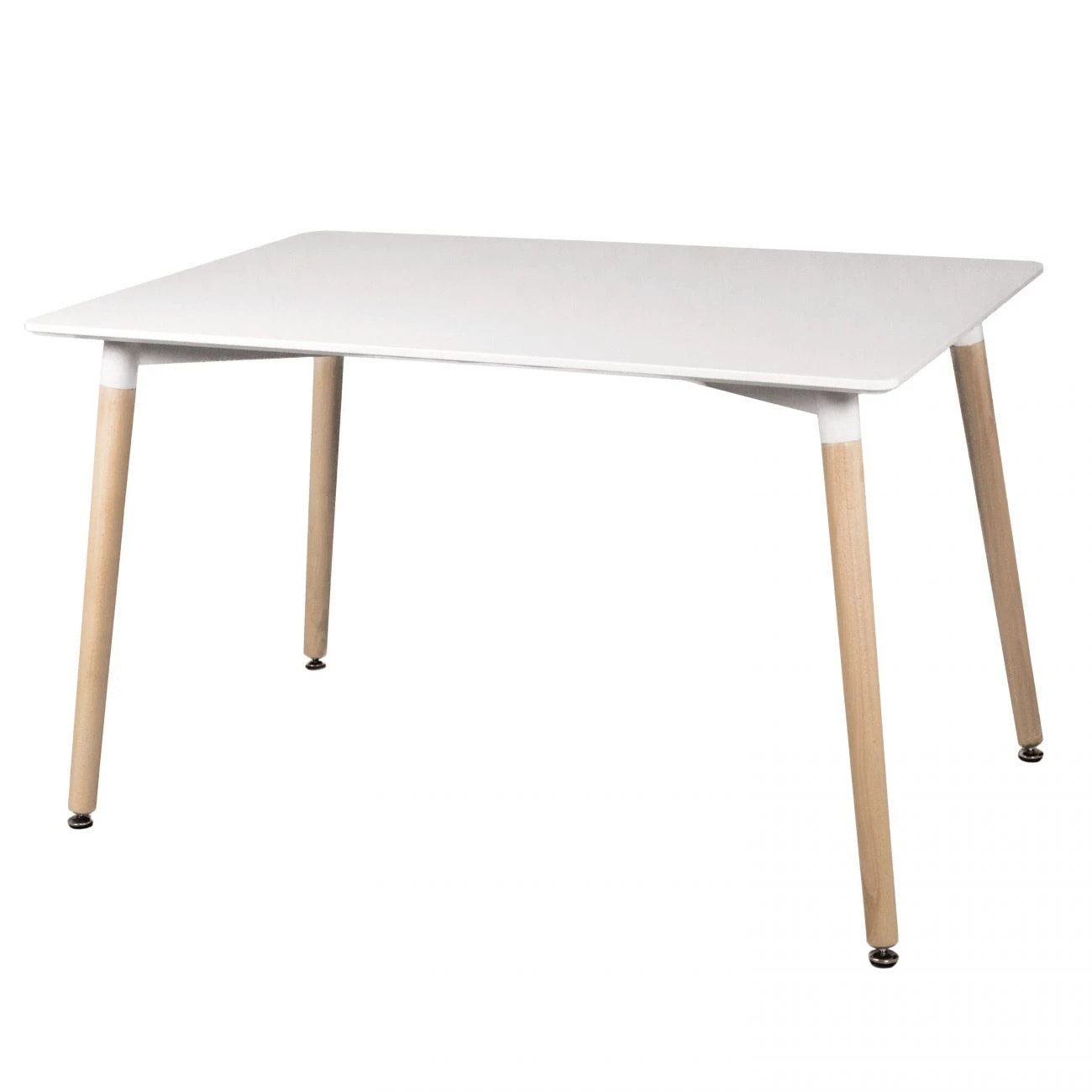 Mesa de comedor Suecia Blanco - Madera de haya