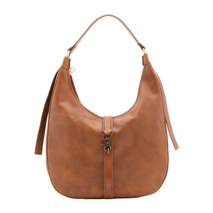 Borsa a spalla  unisex In Vera pelle Made in Italy 38x28x10 cm