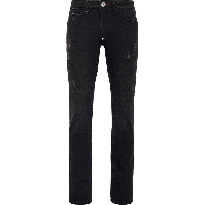 PHILIPP PLEIN Vaqueros de corte recto