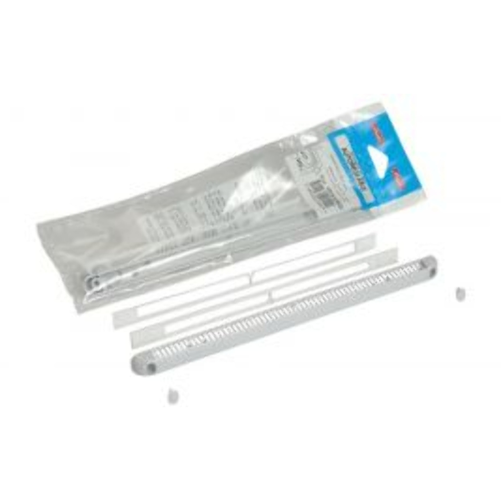 Kit simple entrée d'air réglable 22m³ + Cache vis + Vis NICOLL - Blanc - 1KVR122