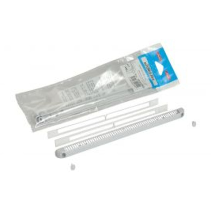 Kit simple entrée d'air réglable 22m³ + Cache vis + Vis NICOLL - Blanc - 1KVR122